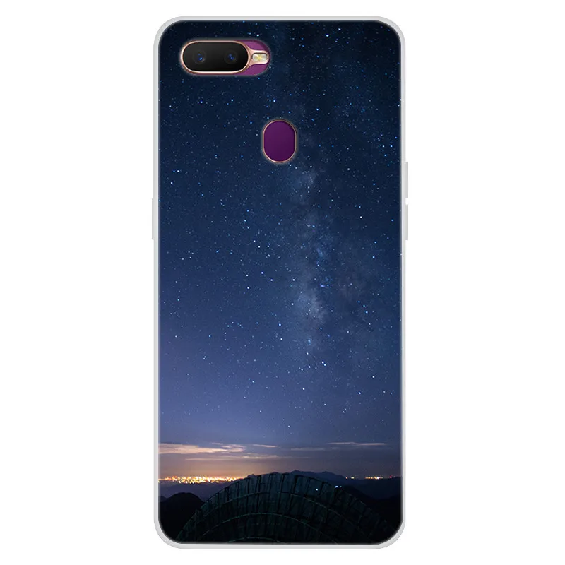 11 Силиконовый чехол для OPPO A7 Cover AX7 Soft Art Star Space Print Back чехол для OPPO A5S AX5S AX7 Pro A7 прозрачный чехол-бампер для телефона - Цвет: 11