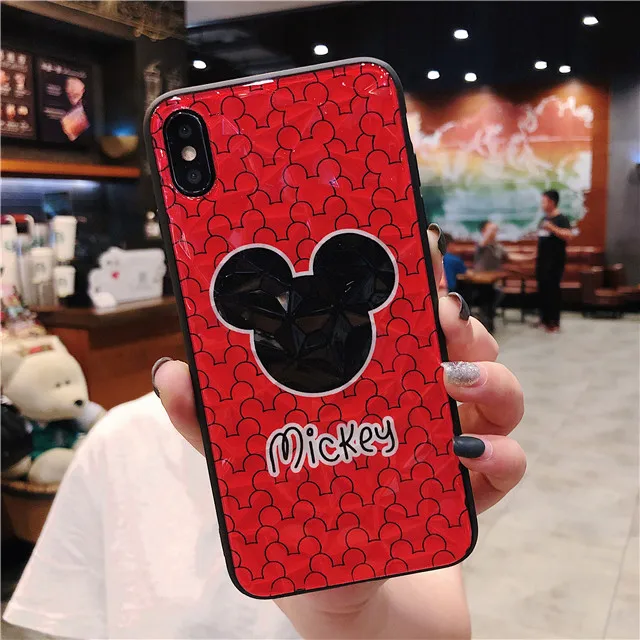Чехол для iPhone X XS Max XR с рисунком из мультфильма, закаленное стекло, 3D полное покрытие, защитная пленка для экрана iPhone 7 8 Plus 6 6S