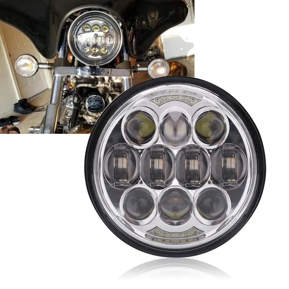 Мотоцикл 5-3/4 5 75 светодиодный задний фонарь для 883 sportster тройной low rider wide glide