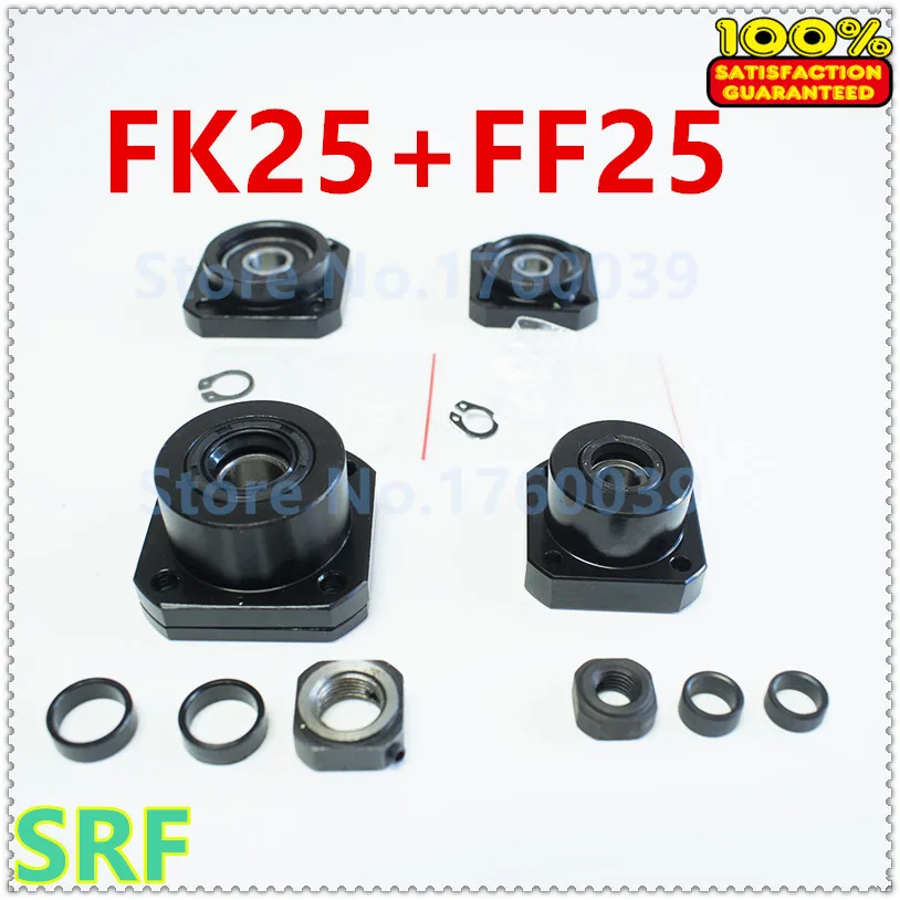 Комплект опорных винтов: 1 шт. FK25 фиксированная сторона + ф25 фрижетовый винт для 32