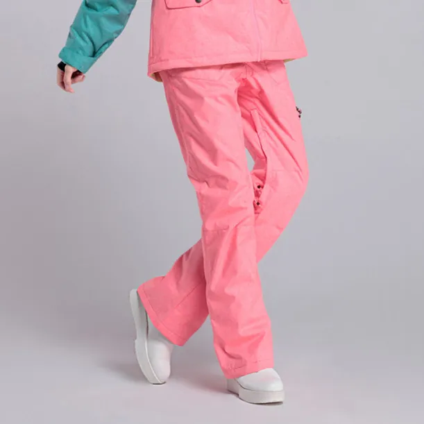 Женские лыжные штаны Gsou водонепроницаемые утолщенные льняные | Спорт и