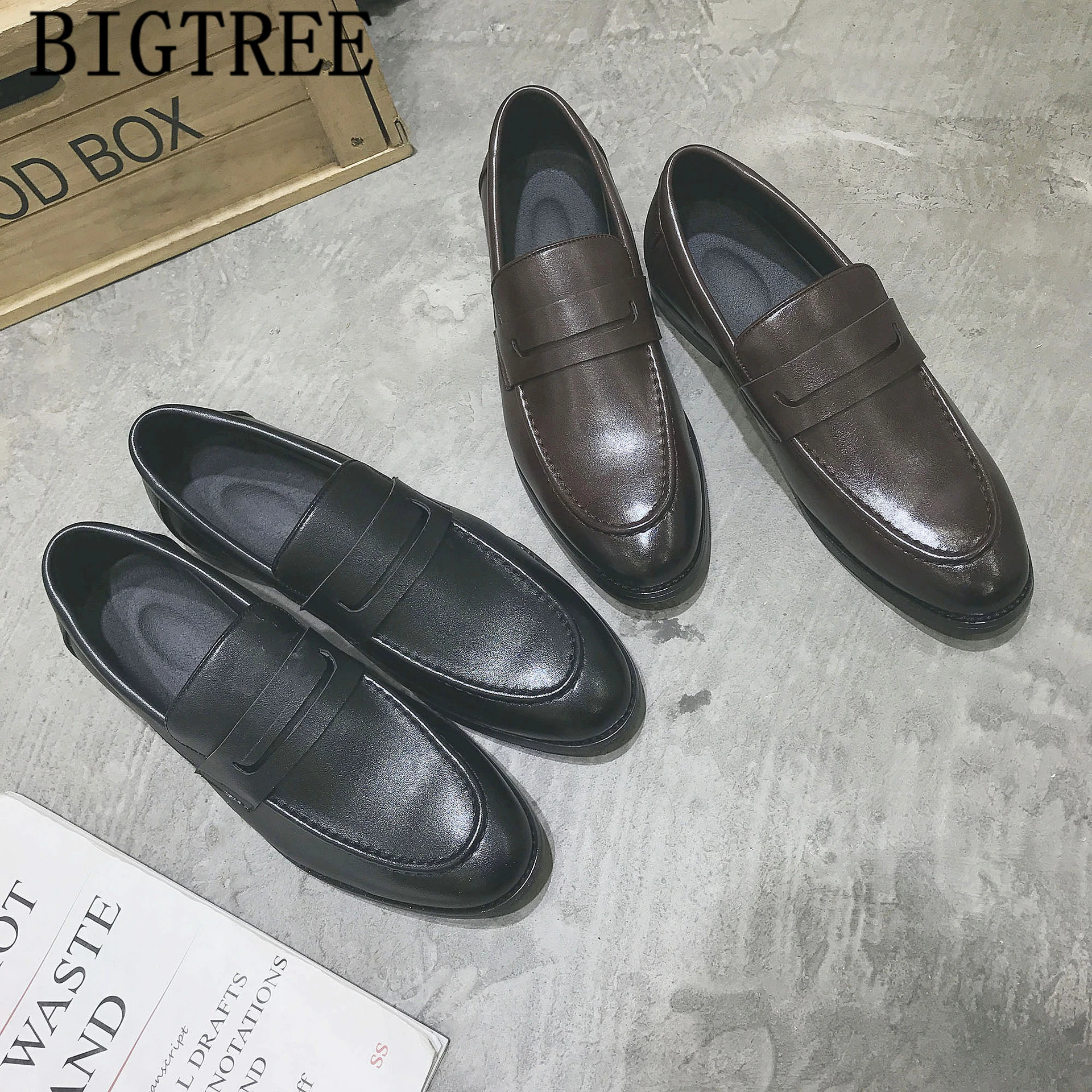 Мужская обувь с кисточками Классические Мужские модельные лоферы sepatu строгие