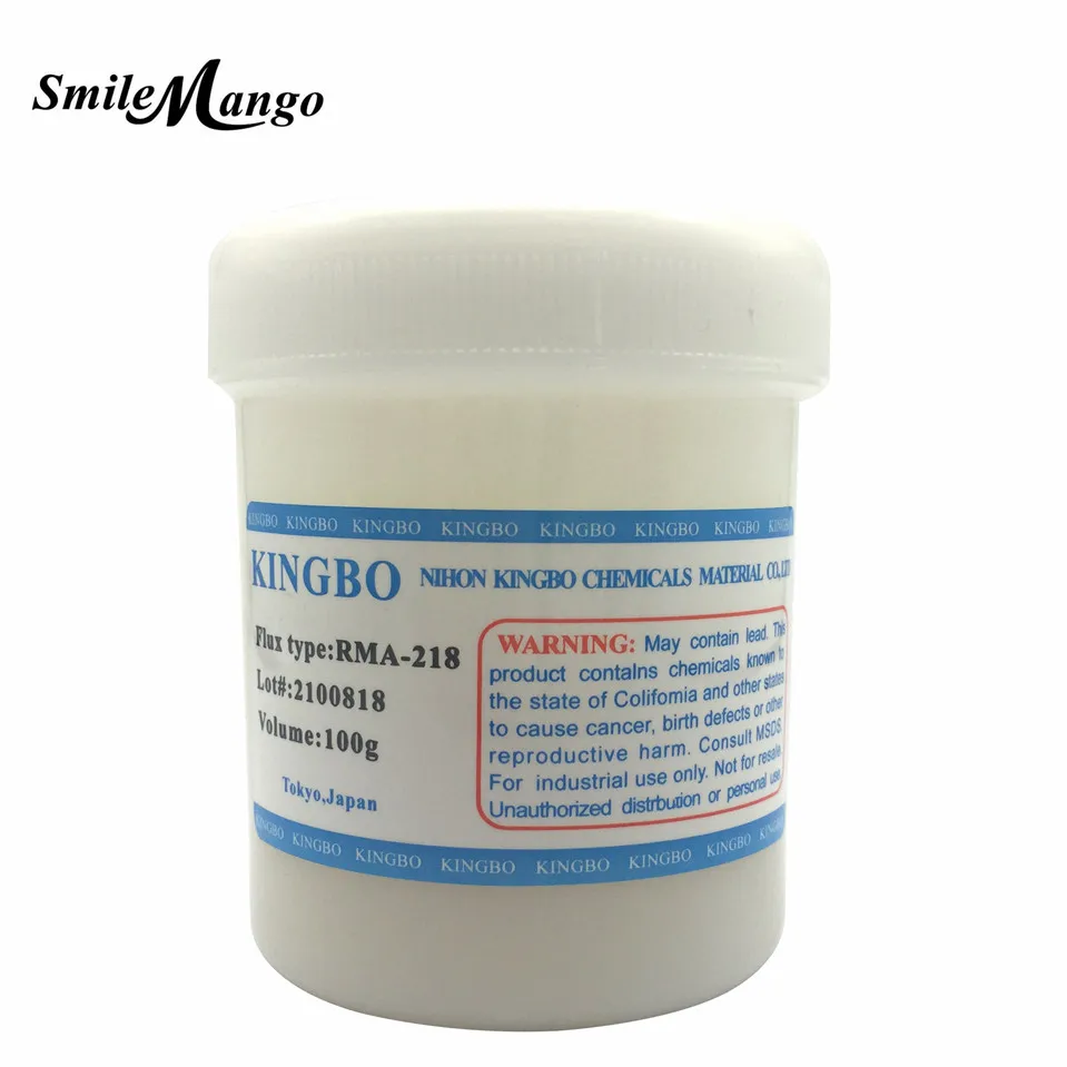 Аксессуары для ремонта реболлинга и пайки KINGBO RMA-218 100g BGA белый цвет | Инструменты