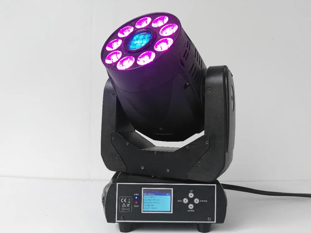 Лидер продаж светодиодный прожектор gobo plus 90 Вт 9x18 RGBWA + UV 6 в 1 с движущейся головкой