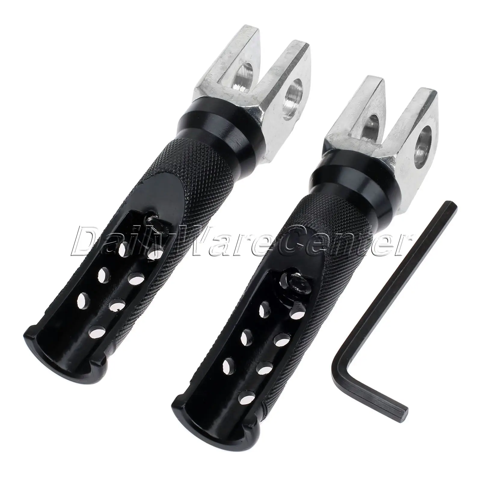 1 пара передних колышек для подножки мотоцикла черные хромированные Задние Suzuki GSX