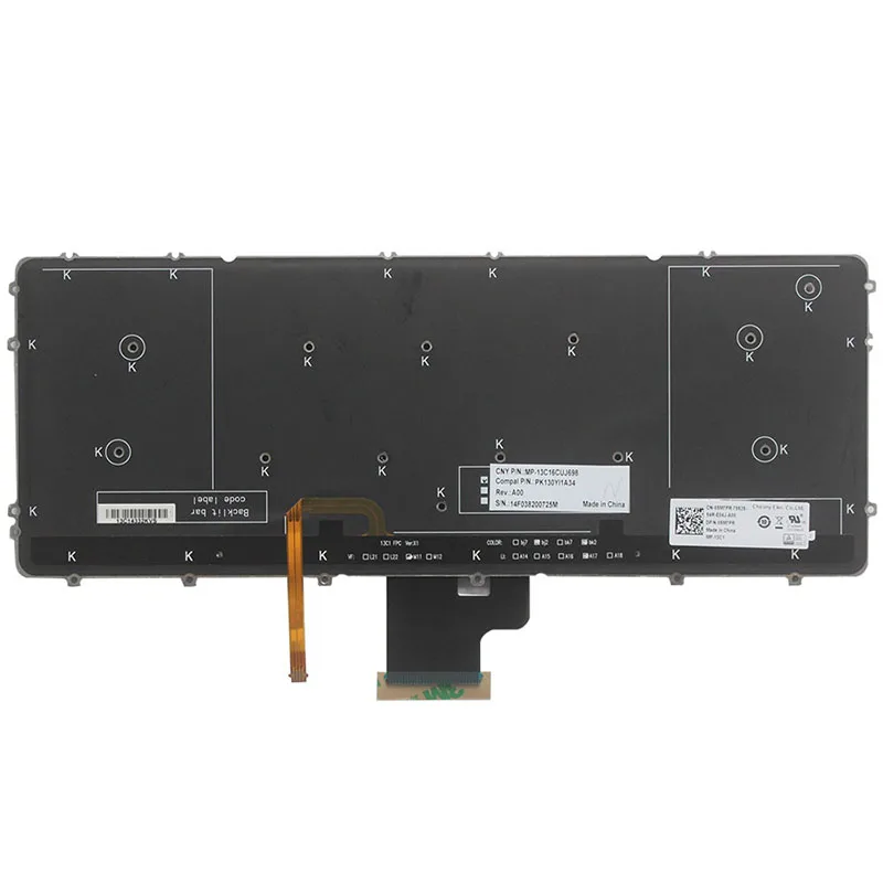 Новая канадская Французская клавиатура для ноутбука Dell Precision M3800 XPS 15 9530 CF с