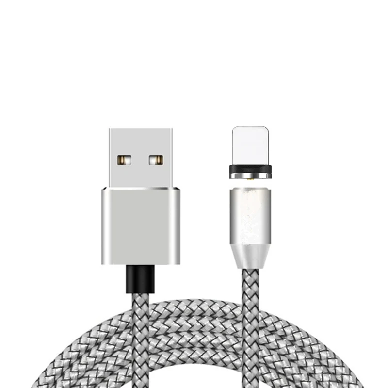 White Cable and Plug Магнитный usb-кабель для зарядки iPhone 5 SE 6s 7 8 Plus X магнитное usb-зарядное устройство для Xiaomi mi 9 8 A2 lite 6A Red mi K20 Note 5 6 7 Pro - Цвет: White Cable and Plug
