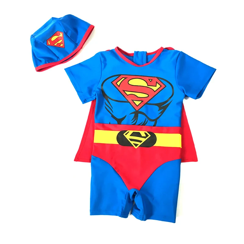 Новинка 2017 детский купальник для мальчиков купальный костюм супергероя с