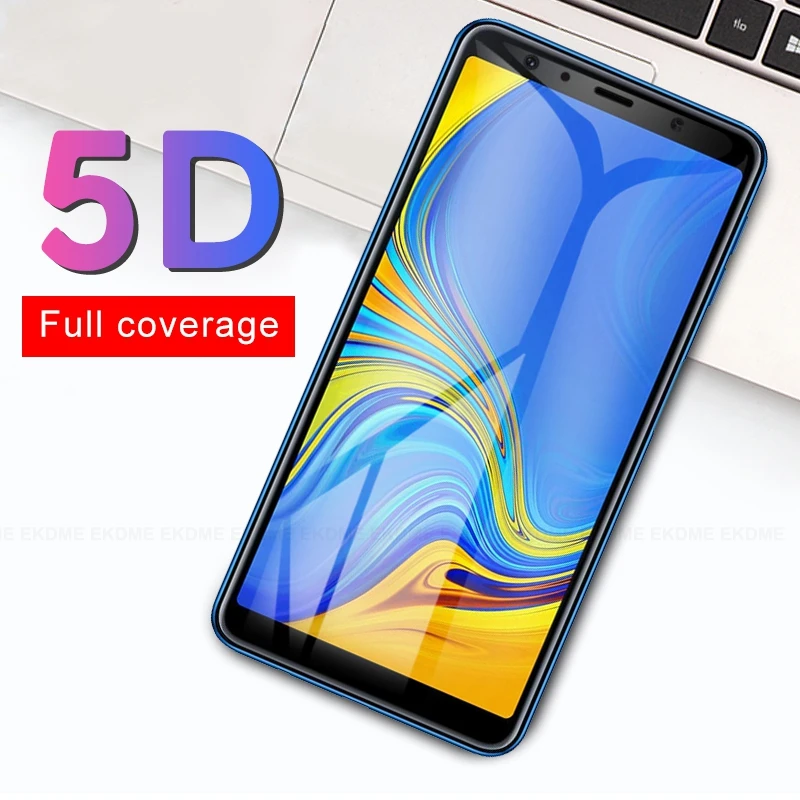 5D высококачественное закаленное стекло для Samsung Galaxy A7 2018 A750 защитная стеклянная