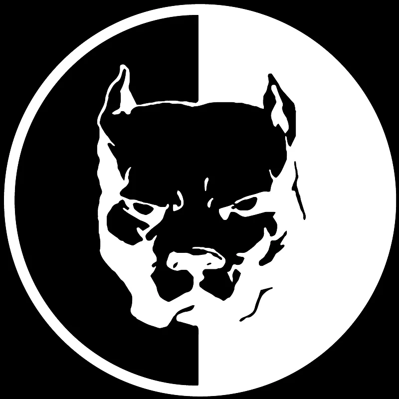 Pitbull Super Hero Собака Весело Персонализированные Наклейки Автомобиль |