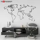 Карта мира, глобус виниловый контурный настенный стикер, домашний декор, гостиная, съемная роспись, спальня, офис, наклейки, большие обои 3215