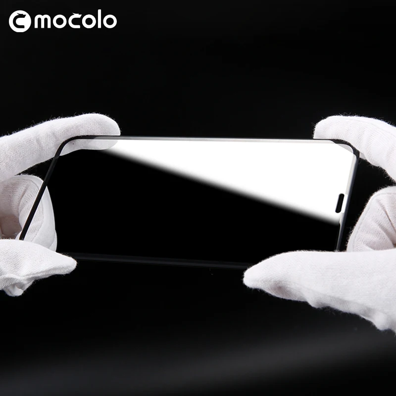 Mocolo 3D защита от пыли 0 26 мм Полное покрытие экрана 9H Защита для iPhone XS Max закаленное