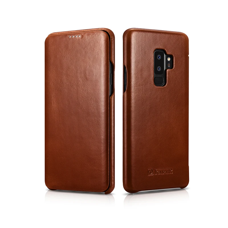 

Чехол для Samsung S9/S9 Plus, винтажный, полностью закрытый, ручная работа, натуральная кожа, деловой флип-чехол для Galaxy S9/S9 Plus
