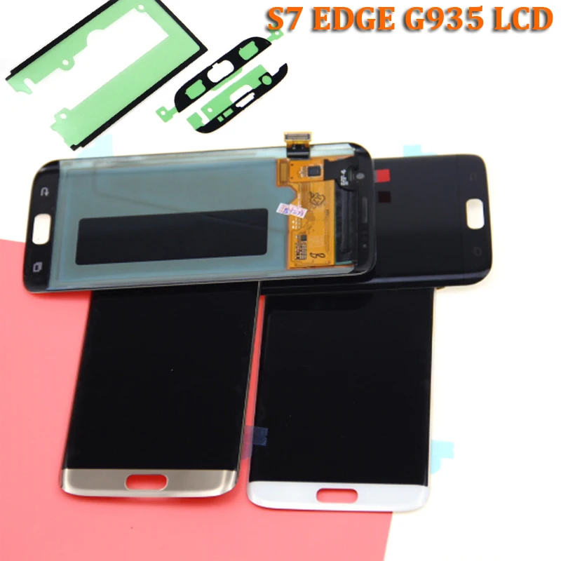 Сменный ЖК дисплей для samsung S7 Edge G935F G935A G9350 дигитайзер сенсорный экран супер AMOLED +