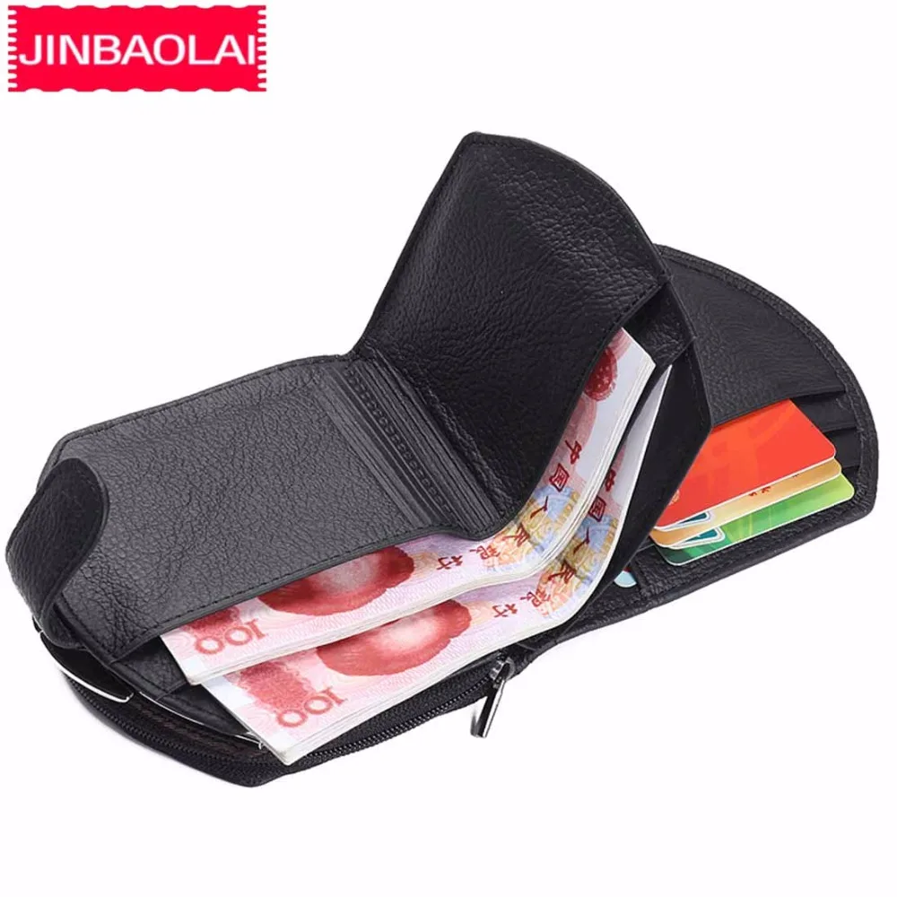 Кошелек JINBAOLAI Женский из натуральной кожи | Багаж и сумки