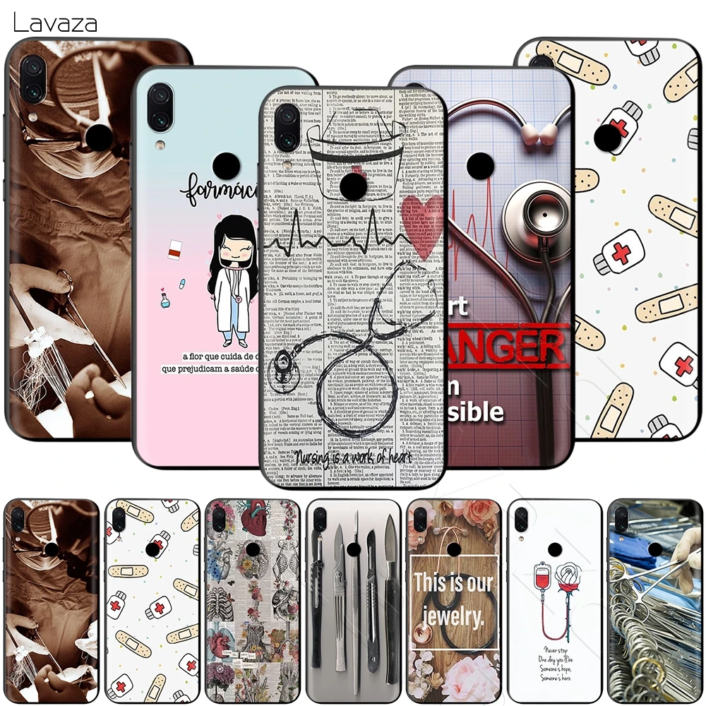 Nurse Medical Medicine Heart Case for Xiaomi Redmi Note 8 9S K30 Pro MAX 3 6 9 SE A1 A2 A3 10 Lite Plus 8A F1 |
