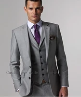 classic mens suit mens suit one button wedding suits groom tuxedos groomsmen suit best men terno slim costume homme 3pcs