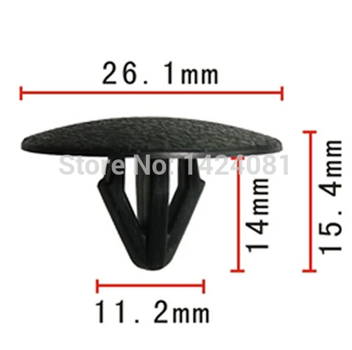 20x нейлоновый фиксатор изоляции капота для Hyundai Kia #81126 37010 26x12x14 8112637010|clips nylon|nylon