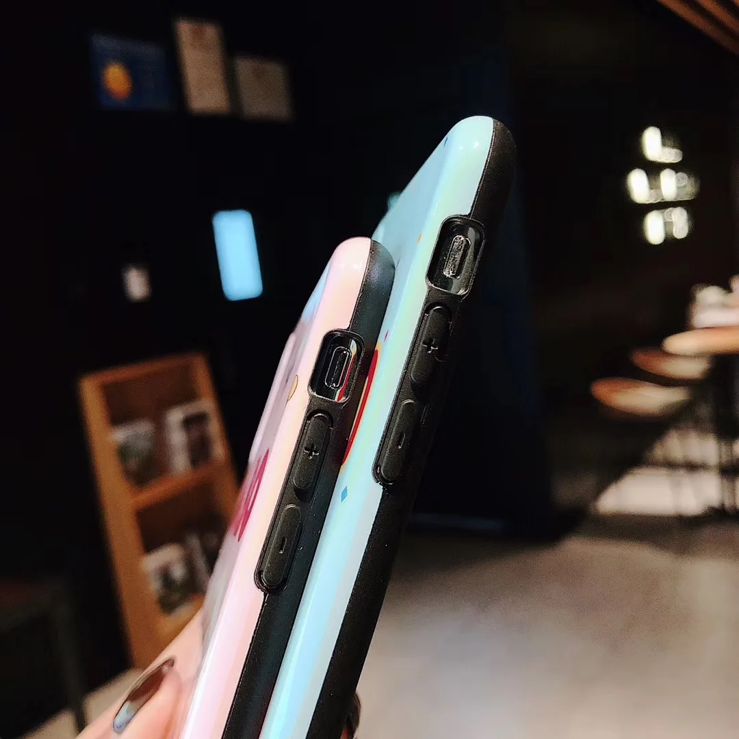 Lovely cartoon anime Couple Dumbo Elephant phone case For iphone Xs MAX XR X 6 6s 7 8 plus Blu-ray Silicone back cover Fundas |