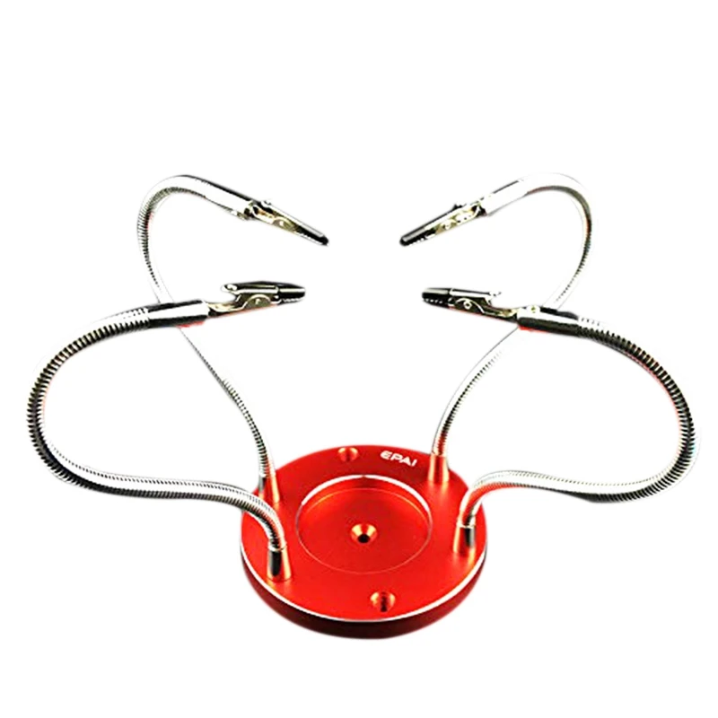 Настольная паяльная станция с 4 вспомогательными стрелками зажимом подставка