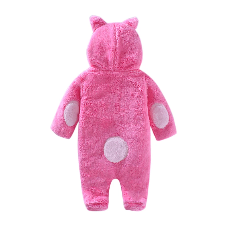 Детские боди комбинезоны с изображением совы/кролика флисовый/хлопковый костюм