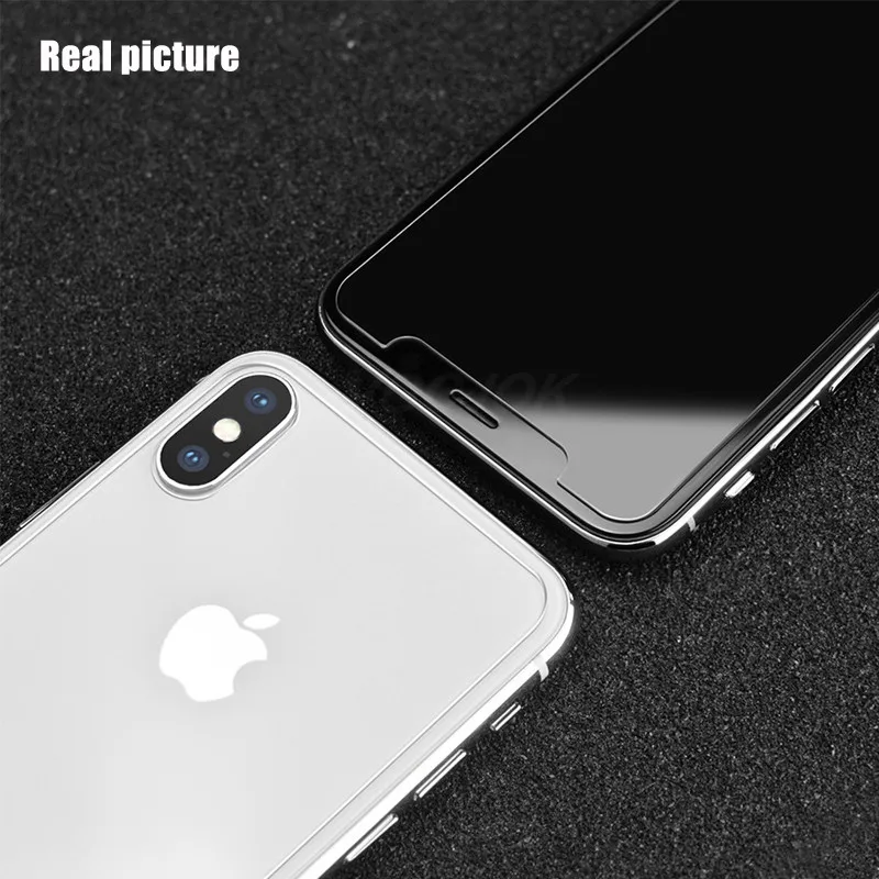 Переднее и заднее закаленное стекло для iPhone XR X XS MAX 6 6S 8 7 Plus 5 5S SE 8Plus Защитная пленка для экрана 9H Защитная стеклянная крышка
