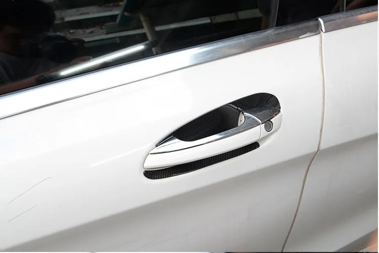 4 шт. хромированные автомобильные аксессуары для дверей Mercedes Benz GLK GL ML C Class W204 X204