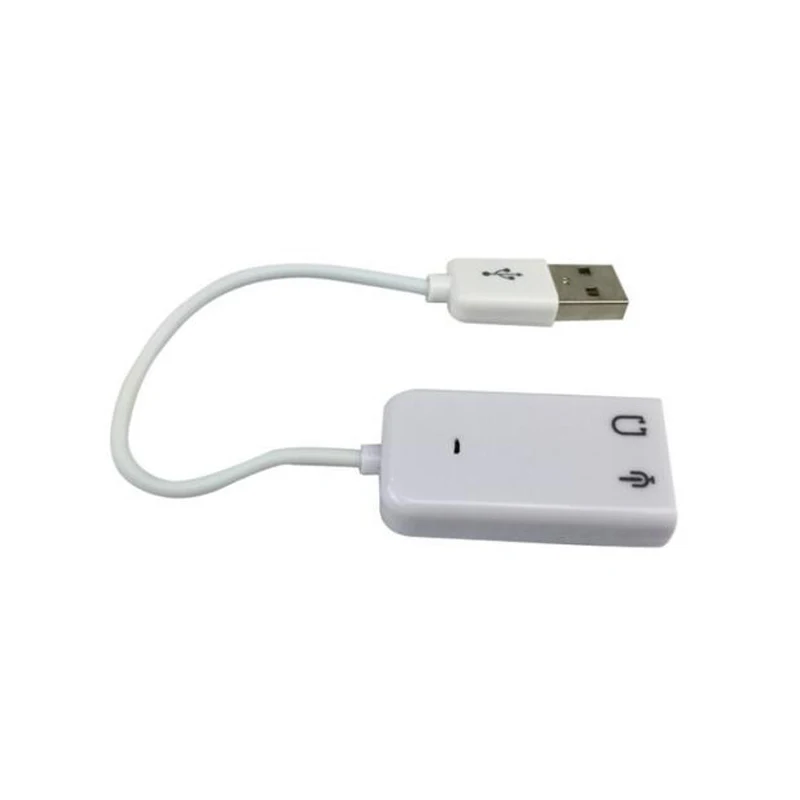 Звуковая карта Raspberry Pi 3 белая 5 мм разъем для микрофона и наушников USB 2 0 7 1 каналов