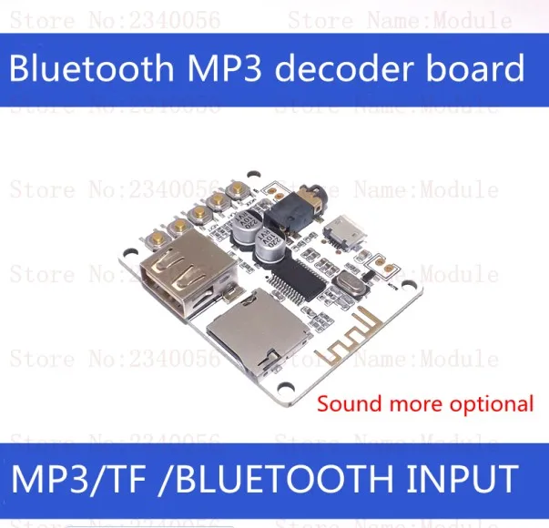 Беспроводная стереозвуковая плата 3 7 В Micro USB tf карта Bluetooth аудио приемник FLAC WMA MP3