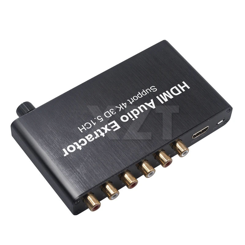 PZ 1 шт. HDMI аудио экстрактор декодирование коаксиальный поддержка 4K 3D 5.1CH RCA AC3/DST 5
