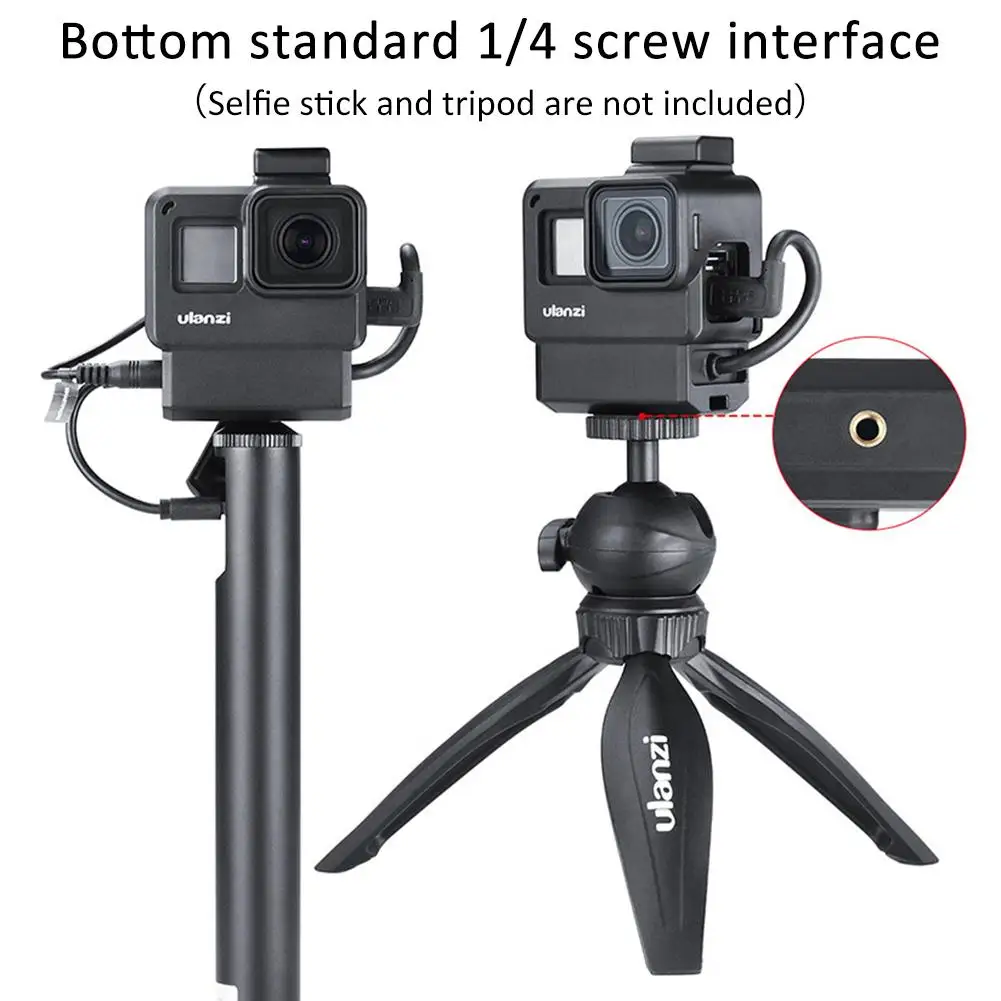 Для спортивной камеры Ulanzi V2 Pro GoPro Cage Shell Expansion аксессуары Vlog камера клетка кролика