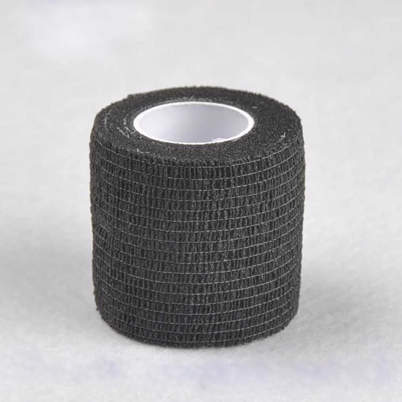 Black 5 см x 4,5 м спортивная лента, Спортивная растягивающаяся лента, самоклеящаяся лента, самоклеящаяся повязка - Цвет: Black