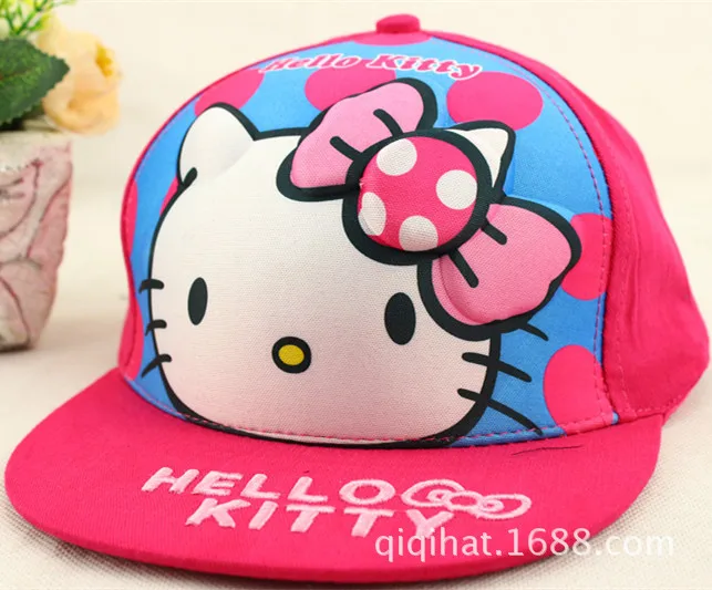 Новый стиль модная одежда для девочек летние рисунок Hello Kitty трехмерного