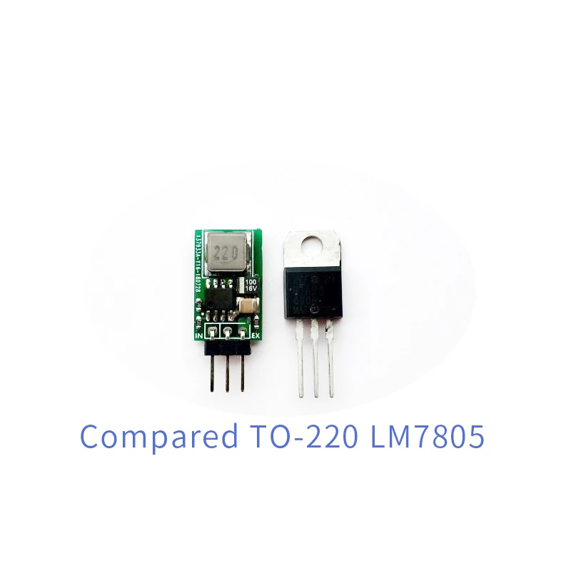 5 шт. регулятор напряжения сменный до-220 LM7805 7805 5 в регулятор положительного напряжения S вход 5,5~ 32 В до 5v1a понижающий модуль малый объем