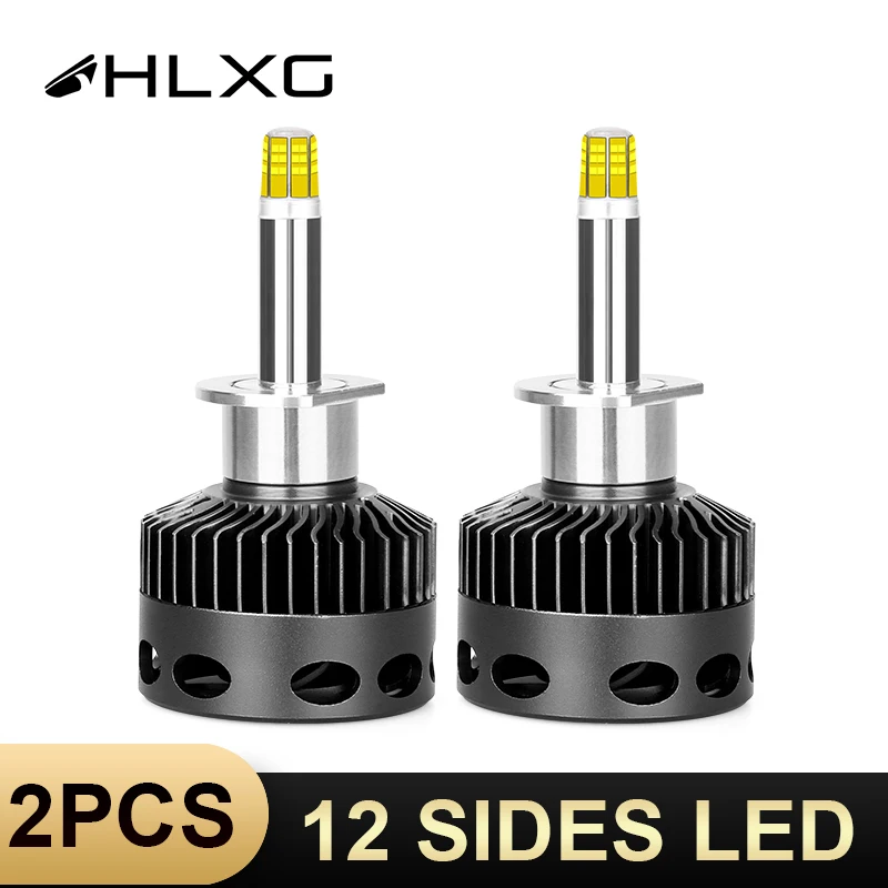 HLXG 13500LM h7 светодиодный H1 H3 H8 H9 H11 9005 9006 880 5202 9012 лампы фары из компактной стали автомобильные лампочки 12 v люсис привело nebbia помощи при парковке