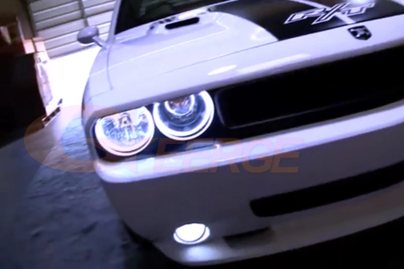 Для Dodge Challenger 2008 2009 2010 2011 2012 2013 Отлично 6 шт. Ультра яркое освещение COB комплект светодиодов «глаза ангела»