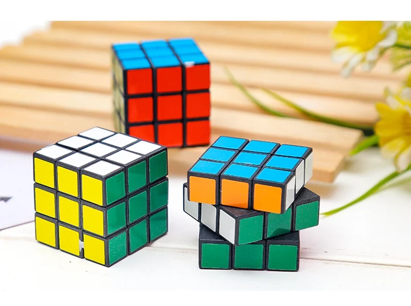 Лидер продаж 2000 шт./лот 3x3x3 см скоростные Волшебные кубики модель головоломка