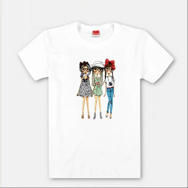 Красивые девушки теплопередачи патч популярный шаблон платье мультфильм