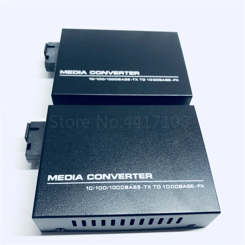 1 пара гигабитных оптоволоконных медиа-преобразователей FTTH 10/100 Мбит/с