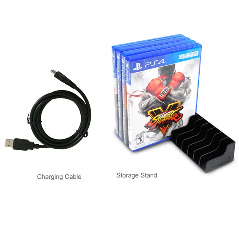 Набор для игры DOBE 5 в 1, стереогарнитура с микрофоном, набор аксессуаров для PS4 Playstation 4, ноутбук с двойной зарядной док-станцией