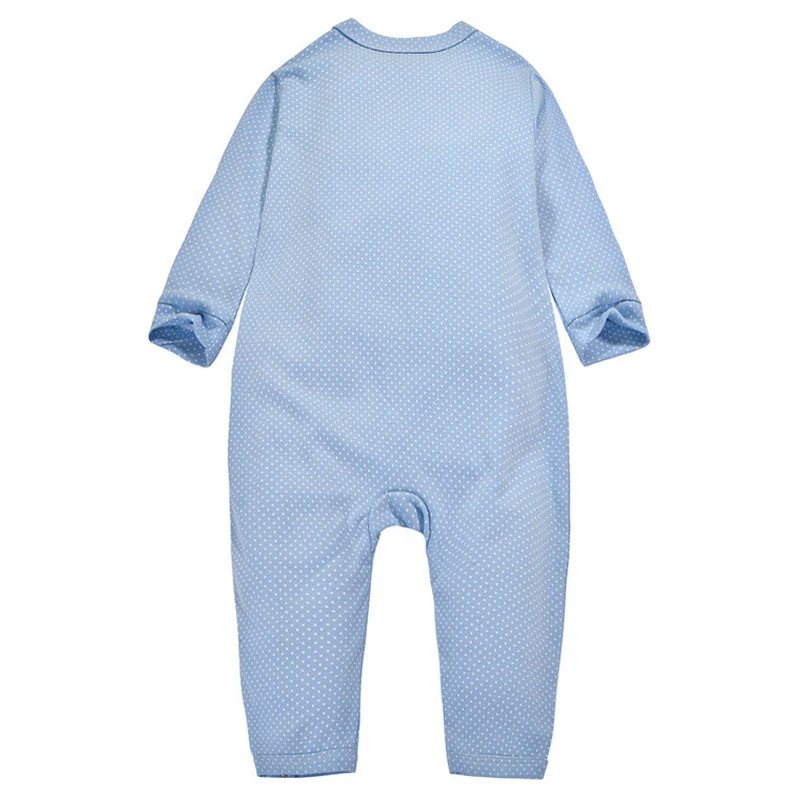 

y352 Autumn new baby cotton long-sleeved Romper open buckle oblique leotard climbing clothes I love my mother