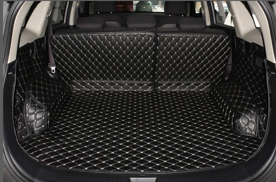 

Good quality! Special trunk mats for KIA Carens 5 seats 2017-2013 waterproof boot carpets cargo liner mats,Free shipping