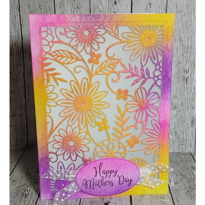 Всплывающие волнистые трафареты с полой рамкой для резки металла украшения