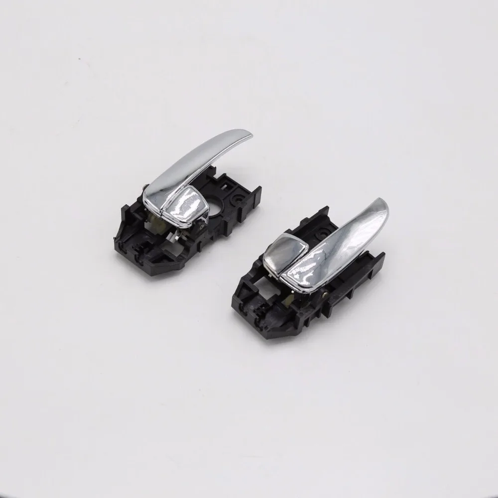 DHKA хромированная внутренняя ручка двери для HYUNDAI Elantra 01 06 2001 2002 2003 2004 2005 2006|interior door