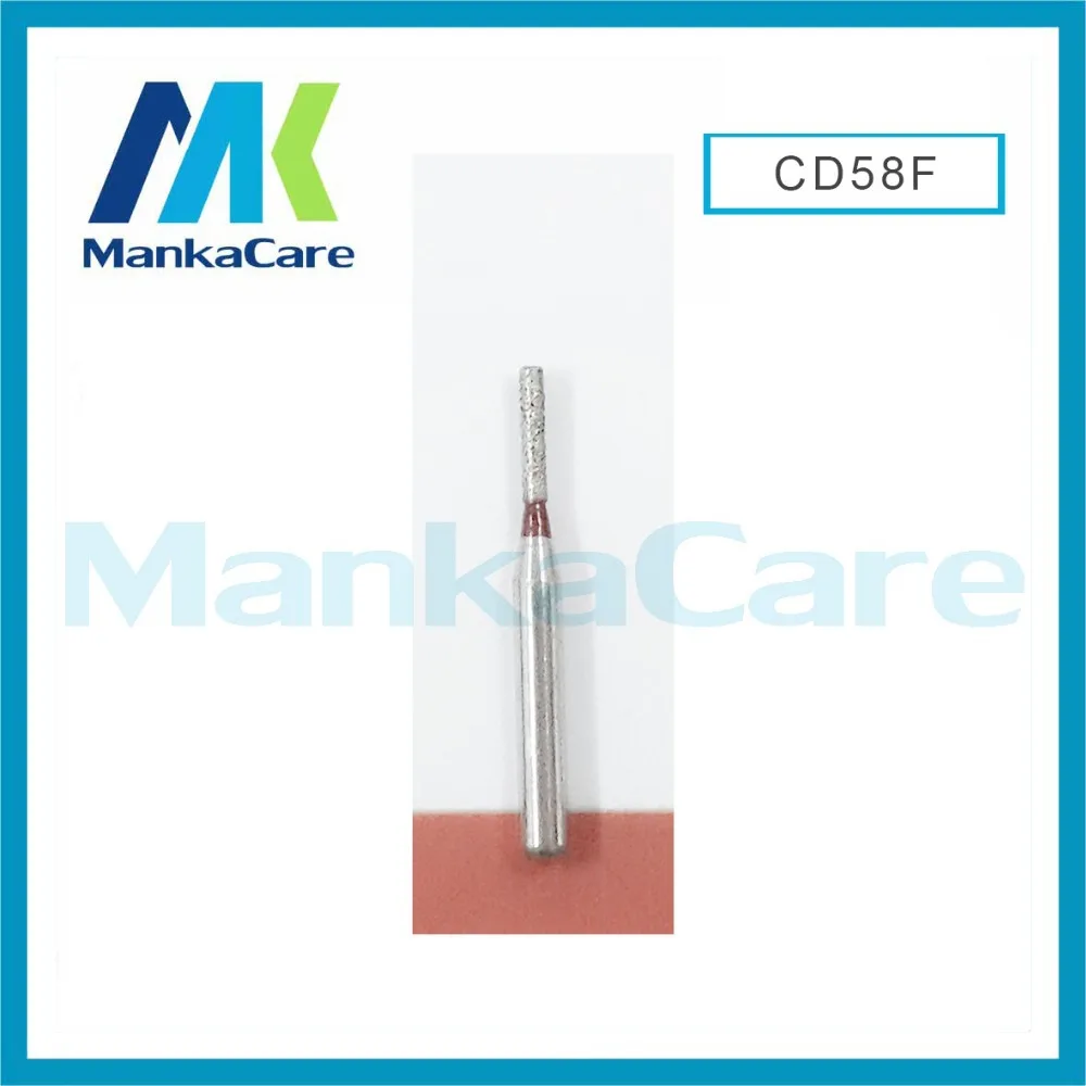 

MKCD58F-Dental Diamond Burs Set For Porcelain Shouldered Abutment Polishing/High quality Speed handpiece burs/Wear-resistant/Lab