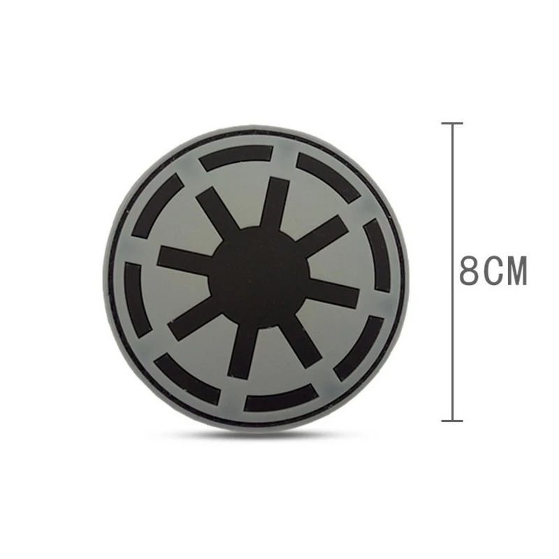 Четыре стиля 3D Резиновый значок Звездные войны Спартанский череп Тактический из