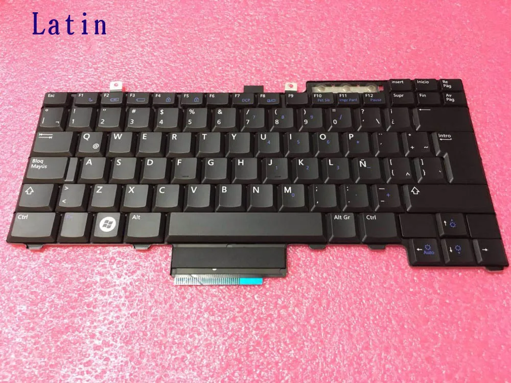 Клавиатура для Dell Latitude E5500 E5410 E5510 E6400 E6410 E6500 E6510 E5400 испанский латинский шведский