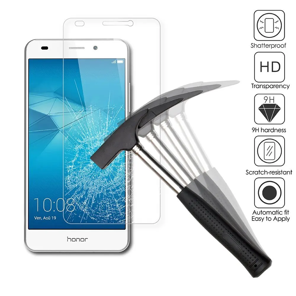 Закаленное стекло 9H для Huawei Honor 5C GT3 7Lite ультратонкая защита экрана 5 2 дюйма