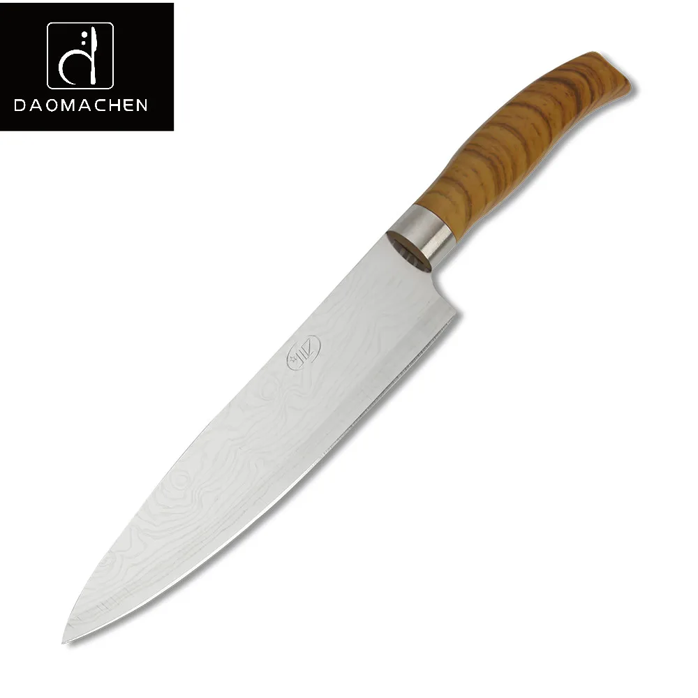 2017 экспорт кухонный нож шеф повара 7 дюймов из нержавеющей стали мясницкий