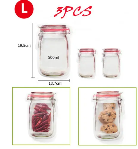 Многоразовые силиконовые вакуумные мешки для сохранения свежести продуктов